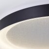 Brilliant Quito Ceiling Light LED black, 1-light source