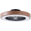 Brilliant Slimline Ceiling Light LED black, 1-light source, Remote control