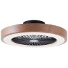 Brilliant Slimline Ceiling Light LED black, 1-light source, Remote control
