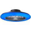 Brilliant Salerno Ceiling Light LED black, 1-light source, Remote control