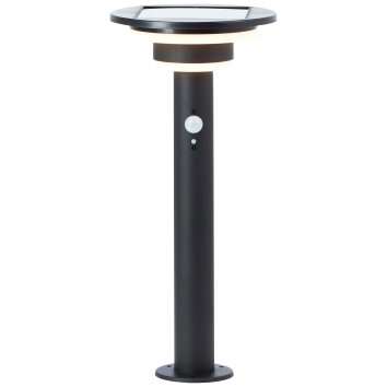 Brilliant Garvina outdoor floor lamp LED black, 1-light source, Motion sensor