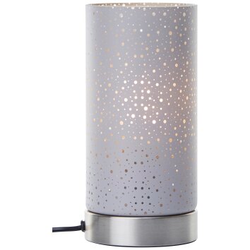 Brilliant Scarlett Table lamp silver, 1-light source