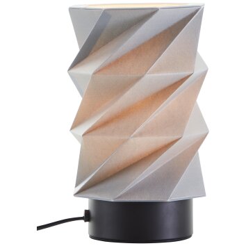 Brilliant Paperfold Table lamp black, 1-light source