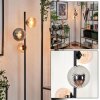 Remaisnil Floor Lamp - glass 12 cm, 15 cm black, 3-light sources