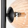 Remaisnil Floor Lamp - glass 10 cm, 12 cm black, 3-light sources