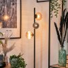 Remaisnil Floor Lamp - glass 10 cm, 12 cm black, 3-light sources