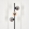 Remaisnil Floor Lamp - glass 12 cm black, 3-light sources