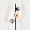 Remaisnil Floor Lamp - glass 12 cm, 15 cm black, 3-light sources