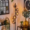 Gastor Floor Lamp - glass 15 cm clear, Smoke-coloured, 6-light sources