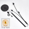 Gastor Floor Lamp - glass 15 cm Amber, 3-light sources