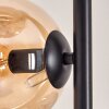 Gastor Floor Lamp - glass 15 cm Amber, Smoke-coloured, 5-light sources