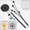 Gastor Floor Lamp - glass 15 cm Amber, clear, Smoke-coloured, 5-light sources
