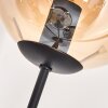 Gastor Floor Lamp - glass 15 cm Amber, Smoke-coloured, 5-light sources