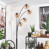 Gastor Floor Lamp - glass 15 cm Amber, clear, 5-light sources
