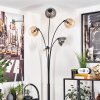 Koyoto Floor Lamp - glass 15 cm Amber, clear, Smoke-coloured, 5-light sources