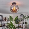 Ripoll Ceiling Light - glass 25 cm Smoke-coloured, 1-light source