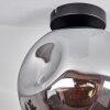 Ripoll Ceiling Light - glass 25 cm Smoke-coloured, 1-light source