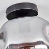 Ripoll Ceiling Light - glass 25 cm Smoke-coloured, 1-light source