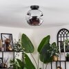 Ripoll Ceiling Light - glass 25 cm chrome, 1-light source