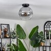 Ripoll Ceiling Light - glass 25 cm clear, Smoke-coloured, 1-light source