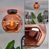 Ripoll Ceiling Light - glass 25 cm coppery, 1-light source