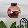 Ripoll Ceiling Light - glass 25 cm coppery, 1-light source