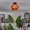 Ripoll Ceiling Light - glass 25 cm coppery, 1-light source