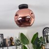 Ripoll Ceiling Light - glass 25 cm coppery, 1-light source