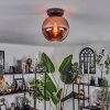 Koyoto Ceiling Light - glass 20 cm coppery, 1-light source