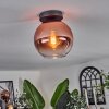 Koyoto Ceiling Light - glass 20 cm clear, coppery, 1-light source