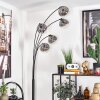 Gastor Floor Lamp - glass 15 cm clear, Smoke-coloured, 5-light sources