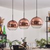 Koyotot Pendant Light - glass 30 cm clear, coppery, 3-light sources