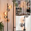 Remaisnil Floor Lamp - glass 12 cm, 15 cm black, 5-light sources