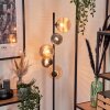 Remaisnil Floor Lamp - glass 12 cm, 15 cm black, 5-light sources