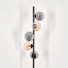 Remaisnil Floor Lamp - glass 12 cm black, 5-light sources