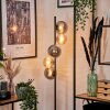 Remaisnil Floor Lamp - glass 12 cm, 15 cm black, 5-light sources