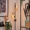 Remaisnil Floor Lamp - glass 10 cm, 12 cm black, 5-light sources