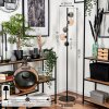 Remaisnil Floor Lamp - glass 10 cm, 12 cm black, 5-light sources
