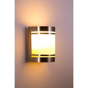 Milau Outdoor Wall Light stainless steel, 1-light source