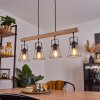 UATUASA Pendant Light brown, black, 4-light sources