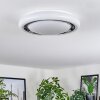 Kaas Ceiling Light LED chrome, white, 1-light source