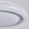 Kaas Ceiling Light LED chrome, white, 1-light source