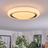 Kaas Ceiling Light LED chrome, white, 1-light source