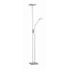 Reality LUKE floor lamp LED matt nickel, 2-light sources