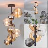 Chehalis Ceiling Light - glass 10 cm, 12 cm, 15cm Amber, clear, Smoke-coloured, 8-light sources