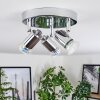 Grafberg Ceiling Light chrome, 3-light sources