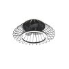 Reality KARLSBORG ceiling fan LED black, 1-light source, Remote control