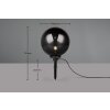 Reality BOLO Table lamp smoke coloured, 1-light source