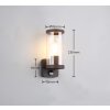 Reality BONITO Wall Light rust-coloured, 1-light source, Motion sensor