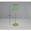 Reality SUAREZ Table lamp LED green, 1-light source